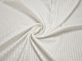 Рубашечная белая ткань в полоску хлопок эластан БГ29