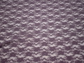 Гипюр фиолетовый цветы полиэстер эластан БВ520