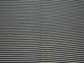 Плательная ткань в черную и серую полоску полиэстер эластан ББ278