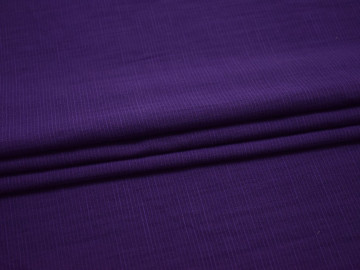 Хлопок с эластаном фиолетовый полоска БА434