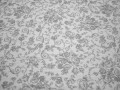 Трикотаж серый цветы полиэстер АЁ347