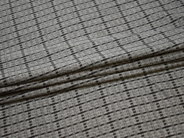 Трикотаж серый в полоску вискоза АВ457