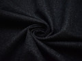 Неопрен  пальтовый синий черный шерсть полиэстер АВ61