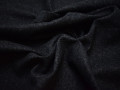 Неопрен  пальтовый синий черный шерсть полиэстер АВ61