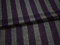 Трикотаж в серую и фиолетовую полоску хлопок вискоза АВ343