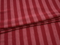 Трикотаж красный в полоску вискоза полиэстер АВ342