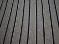 Трикотаж серый в синюю полоску вискоза АВ337