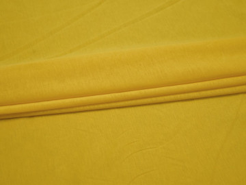 Трикотаж желтый хлопок АЖ635