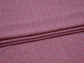 Трикотаж в сиреневую и розовую полоску хлопок АВ313