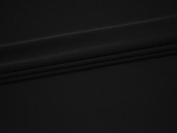 Трикотаж черный полиэстер АД746