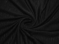 Трикотаж черный полоска шелк АД37