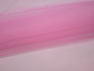 Органза розового цвета полиэстер ГВ525