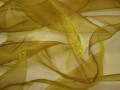 Органза золотого цвета полиэстер ГВ530