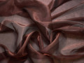 Органза коричневого цвета полиэстер ГВ541