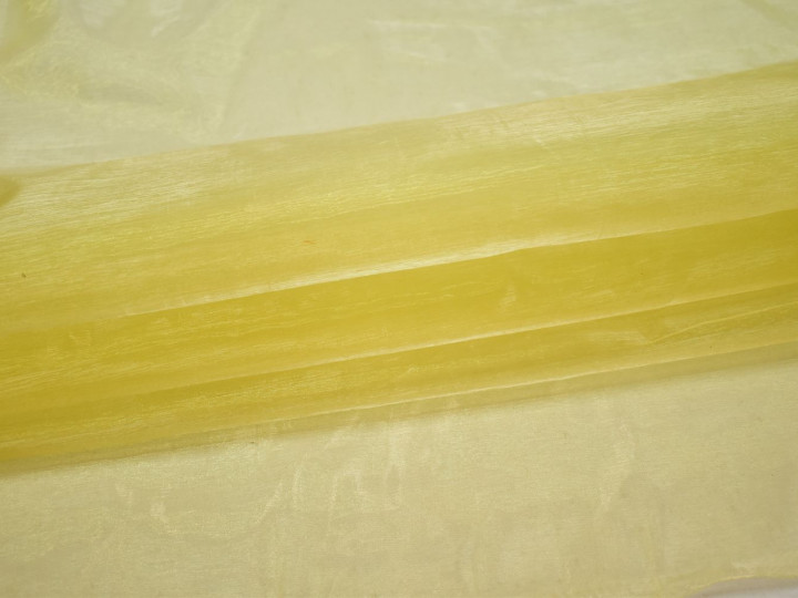 Органза желтого цвета полиэстер ГВ591