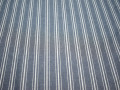 Рубашечная ткань синяя белая полоска хлопок БГ131