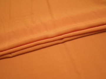 Штапель оранжевого цвета вискоза БГ446