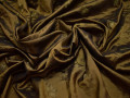 Тафта оливкового цвета вышивка полиэстер БВ658