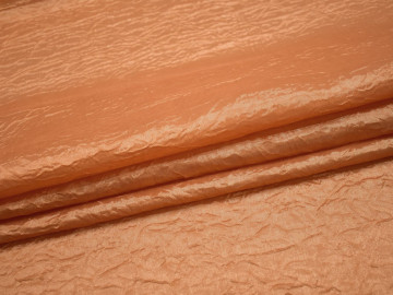 Тафта оранжевого цвета полиэстер БВ61