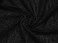 Трикотаж черный шерсть полиэстер АЕ634