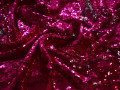 Сетка с розовыми серебристыми пайетками полиэстер ГБ449