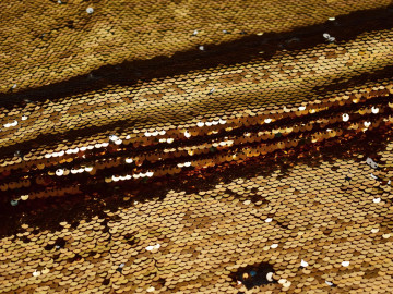 Сетка с золотыми пайетками полиэстер ГБ450