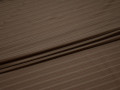 Трикотаж коричневый полоска полиэстер АВ745