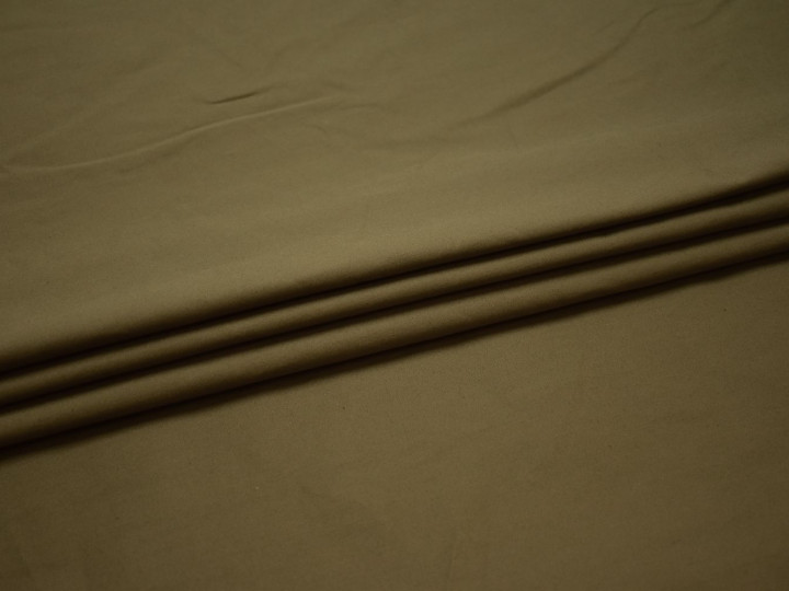 Рубашечная оливковая ткань хлопок БВ1114