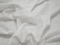 Сетка белая с вышивкой цветы полиэстер ГБ460