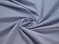 Рубашечная голубая синяя ткань геометрия хлопок ЕБ2106