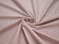 Рубашечная белая бордовая ткань геометрия хлопок ЕБ2103