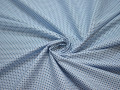 Рубашечная голубая синяя ткань узор хлопок ЕБ289