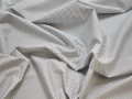 Рубашечная белая синяя ткань геометрия хлопок ЕБ278