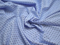 Рубашечная голубая синяя ткань геометрия хлопок ЕБ264