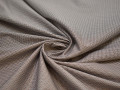 Рубашечная коричневая голубая ткань геометрия хлопок эластан ЕБ262
