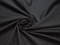 Рубашечная черная белая ткань геометрия хлопок ЕБ243