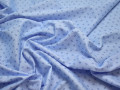 Рубашечная голубая синяя ткань геометрия хлопок ЕБ240