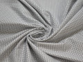 Рубашечная белая синяя ткань геометрия хлопок ЕБ235