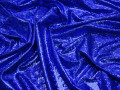 Трикотаж диско синий полиэстер ГГ2101