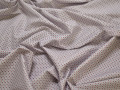 Рубашечная белая бордовая ткань геометрия хлопок эластан ЕА335