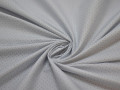 Рубашечная белая синяя ткань горох хлопок эластан ЕА365