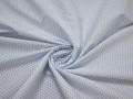 Рубашечная белая голубая ткань геометрия хлопок ЕА369