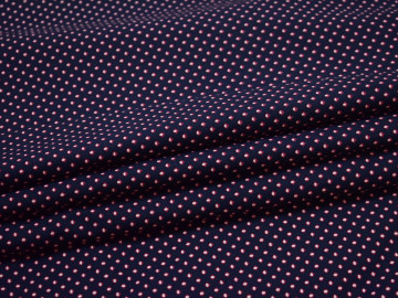 Рубашечная синяя красная ткань геометрия хлопок ЕА371