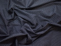 Рубашечная синяя белая ткань геометрия хлопок  эластан ЕА3100