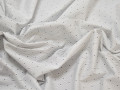 Рубашечная  белая синяя ткань геометрия хлопок ЕА3105