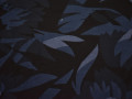 Батист черный синий абстракция хлопок ЕА3101