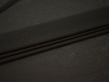 Сетка-стрейч темно-серого цвета полиэстер БГ570