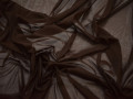 Сетка-стрейч коричневого цвета полиэстер БГ593