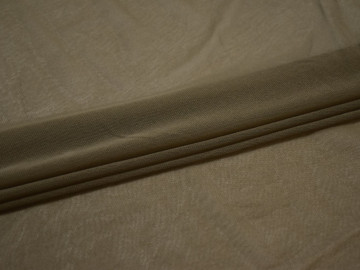 Сетка-стрейч серого цвета полиэстер БГ553