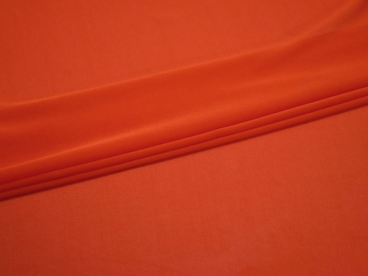 Сетка-стрейч оранжевого цвета БД423
